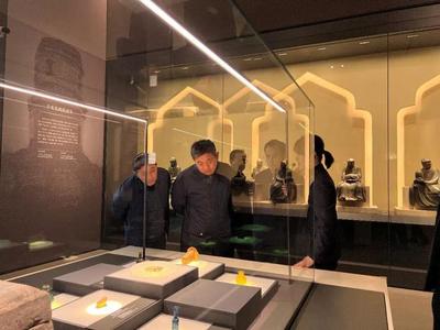 國家文物局黨組成員、副局長關強蒞臨安徽楚文化博物館調研指導展覽服務工作